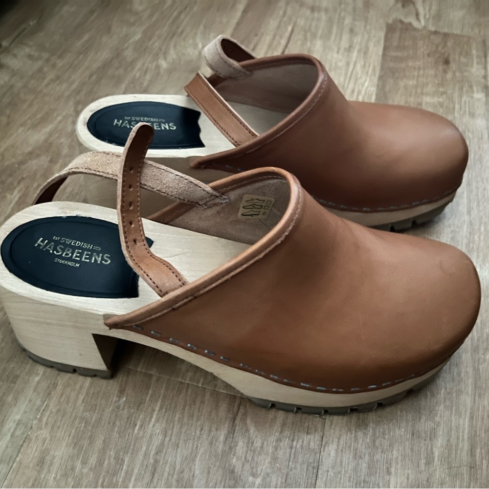 Swedish Hasbeens Clogs,Size 40